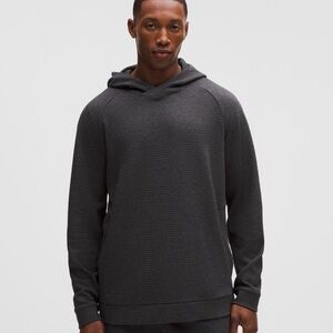 Lululemon Men's Heathered Black Ease the Day Hoodie Nulu Large